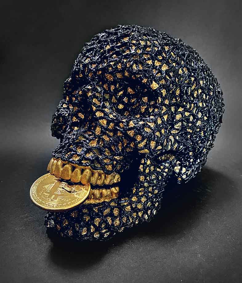 artwork: "call heads or tails" | Collection: MDS (Million Dollar Smile) 20 x 13 x 16 cm